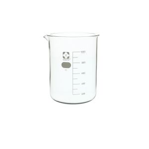 SIBATA Glass Beaker, 1000 mL. pk6
