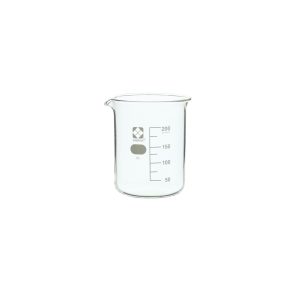 SIBATA Glass Beaker, 200 mL, pk10