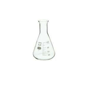 SIBATA Glass Erlenmeyer Flask, 100 mL