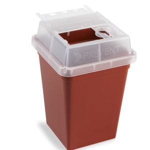 Sharps Container,  Quart (1L), Red