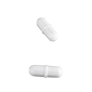 Magnetic Stir Bar, PTFE, Octaganol, Pivot Ring, 25x7mm, pk10, White