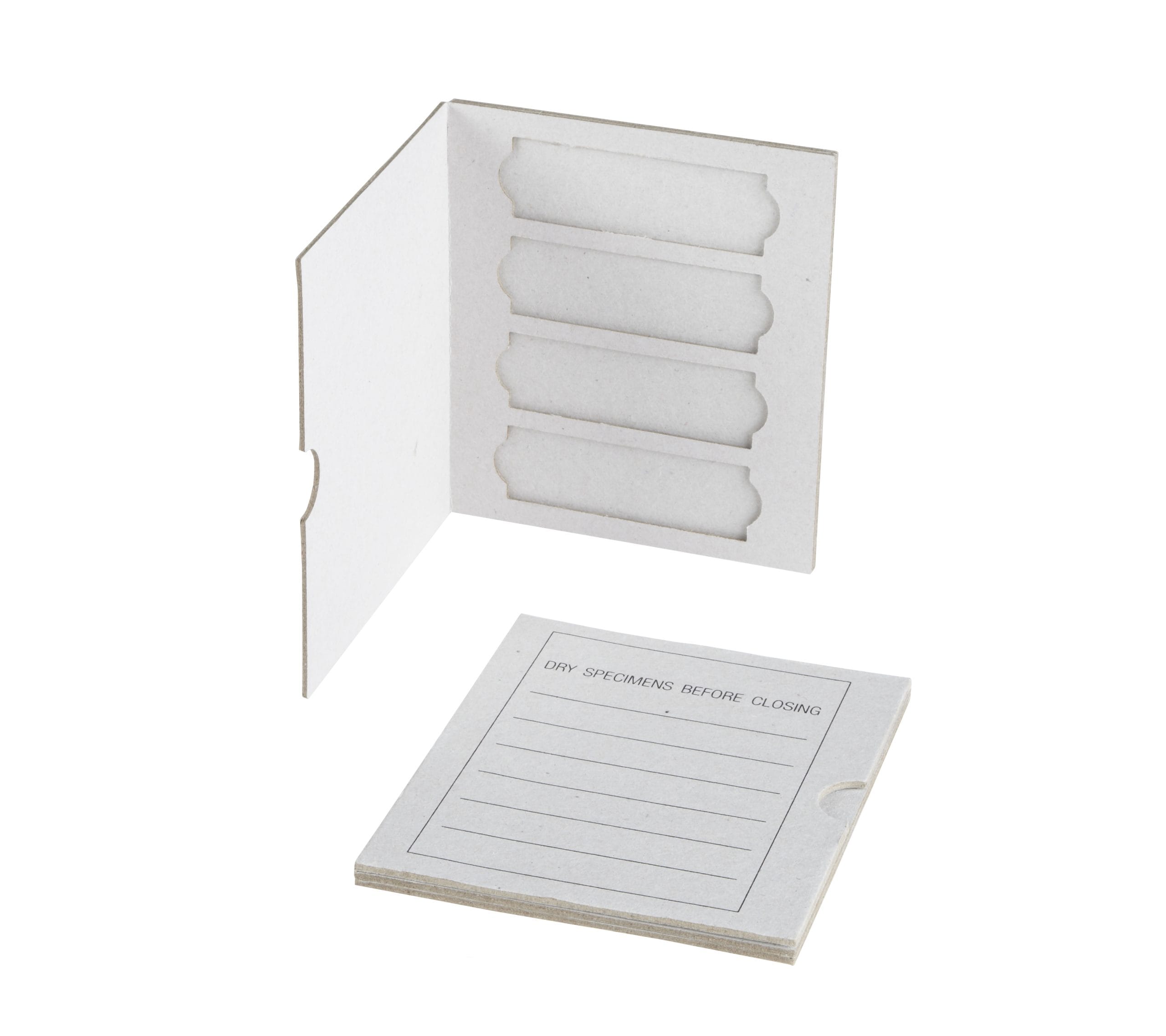 4-Place Cardboard Slide Holders, pk20, Cardboard
