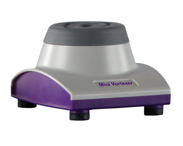 Mini Vortex Mixer 100-240VAC, 50/60Hz Universal, Grey/Purple