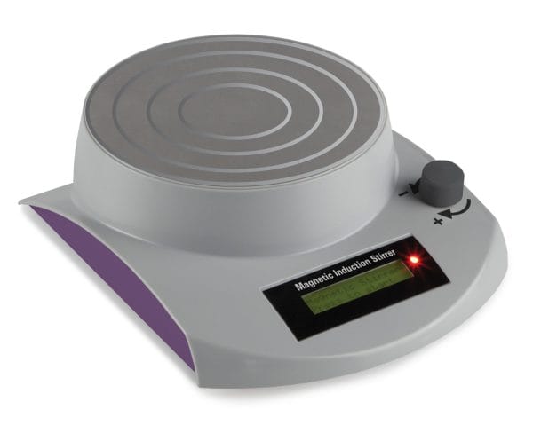Magnetic Induction Stirrer, 100-240 VAC, 50/60 Hz, Grey / Purple