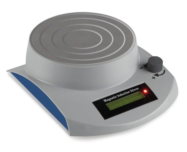 Magnetic Induction Stirrer, 100-240 VAC, 50/60 Hz, Grey / Blue