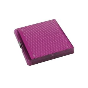 Premium Plus Slide Box, 100 place, translucent purple, pk5