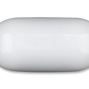 Magnetic Stir Bar, PTFE, Smooth, 10x5mm, pk10, White