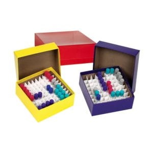 Cardboard Cryogenic Tube Storage Box & Lid 1