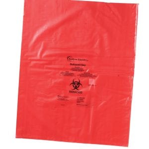 Biohazard Bags, PP 19x23" (483x584mm), Red