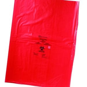Biohazard Bags, PP 25x33" (635x838mm), Red