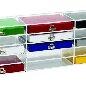 Storage Rack for 50-Place & 100-Place Slide Box, Clear