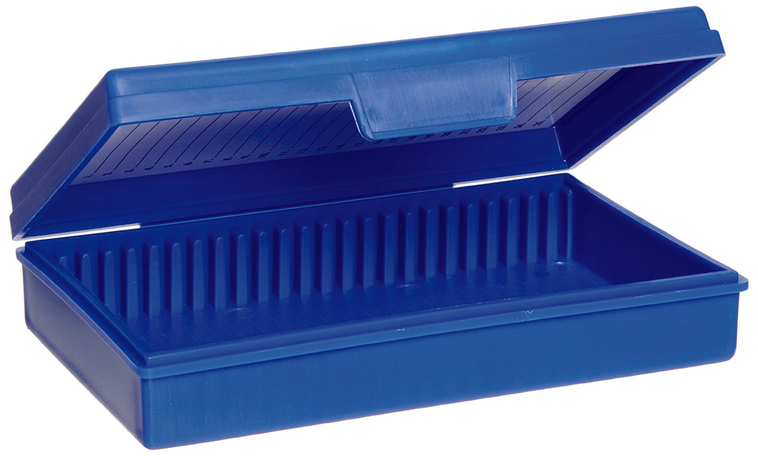 Microscope Slide Box, 25-Place, Blue