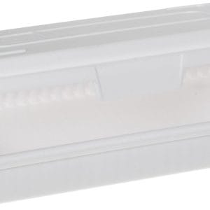 Microscope Slide Box, 25-Place, White