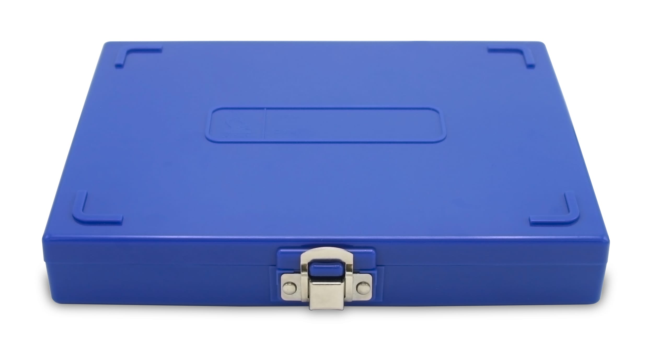 Premium Microscope Slide Box, 100-Place, Cork, Blue