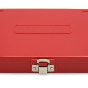 Premium Microscope Slide Box, 100-Place, Cork, Red