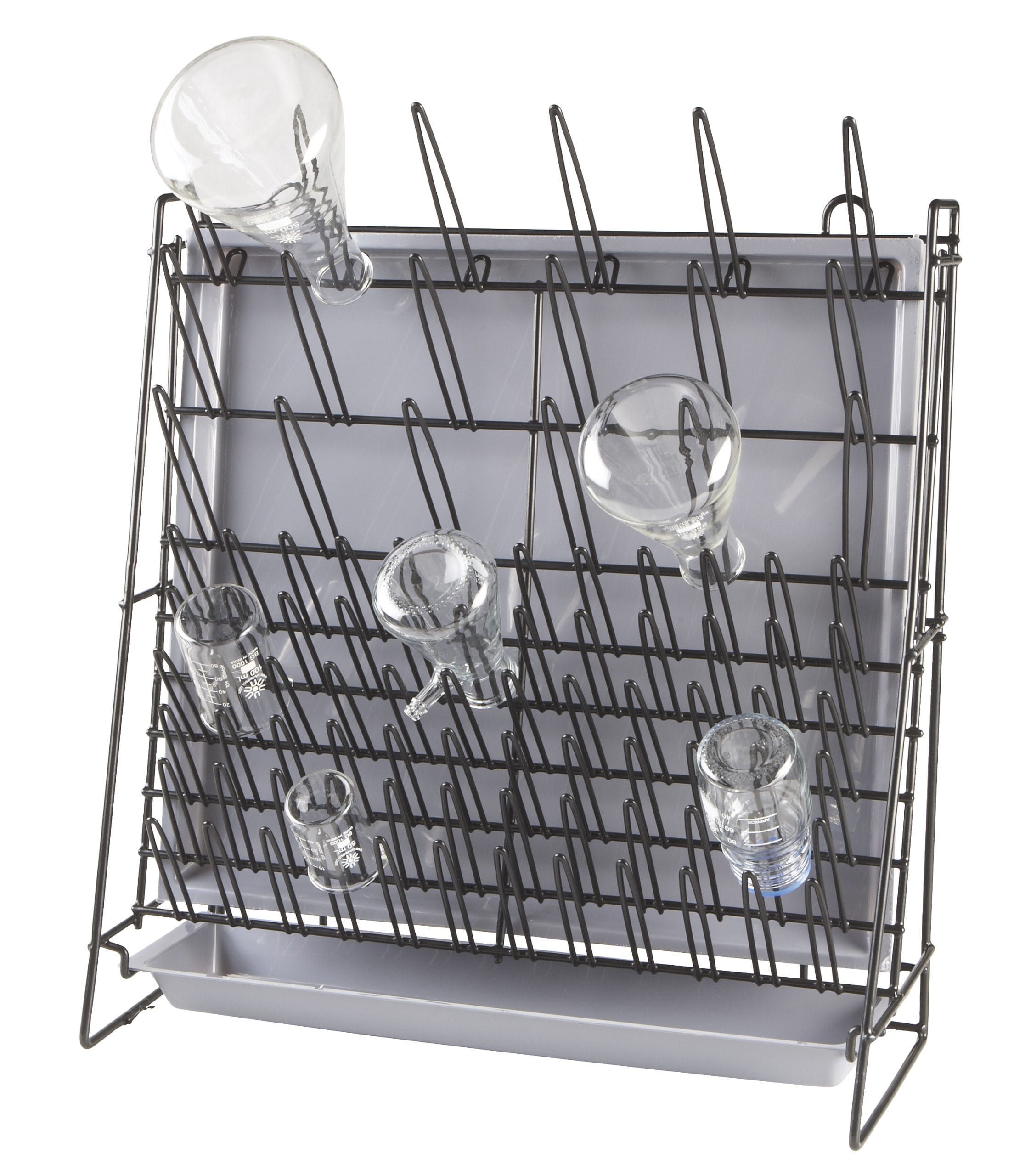 Wire Drying Rack, Black/White
