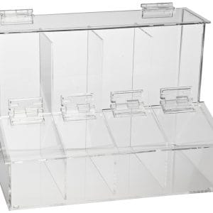Workstation Dispensing Bin, 4 Place Compartment
