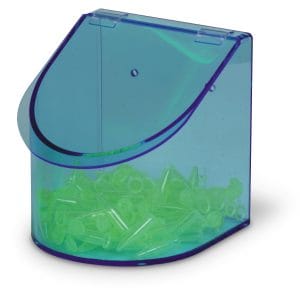 Single Compartment Dispensing Bin, Blue
