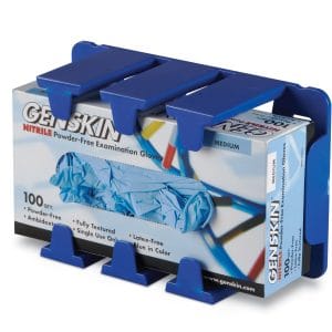 Glove Box Holder Anti-Microbial, Blue