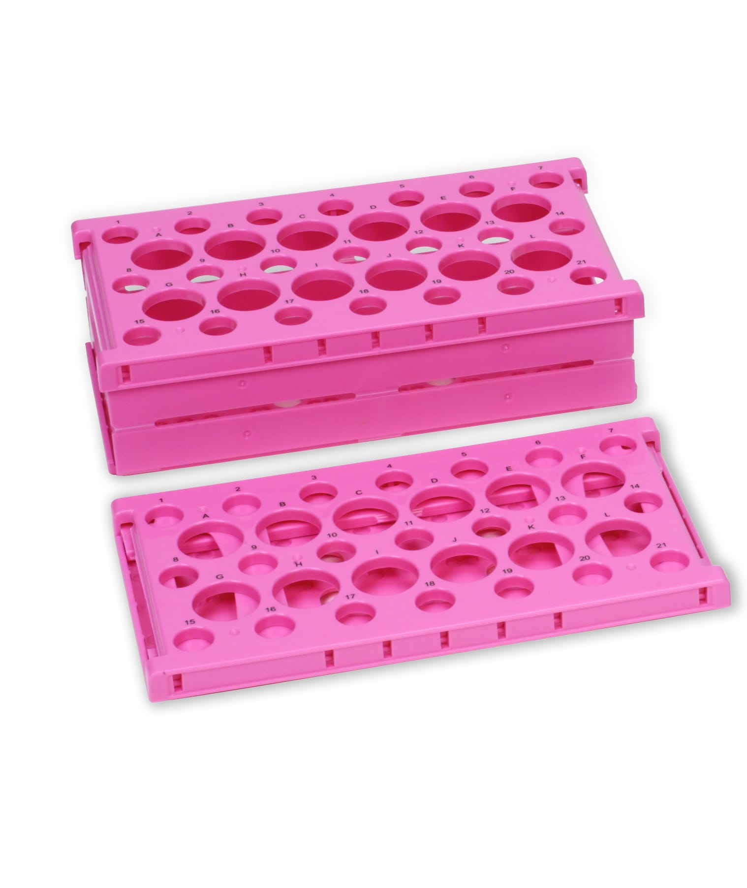 Pop-Up Tube Rack 15/50mL Combo, Pink
