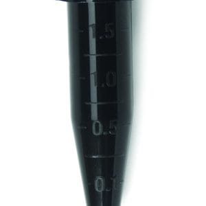 Microfuge Tubes 1.5mL, Black