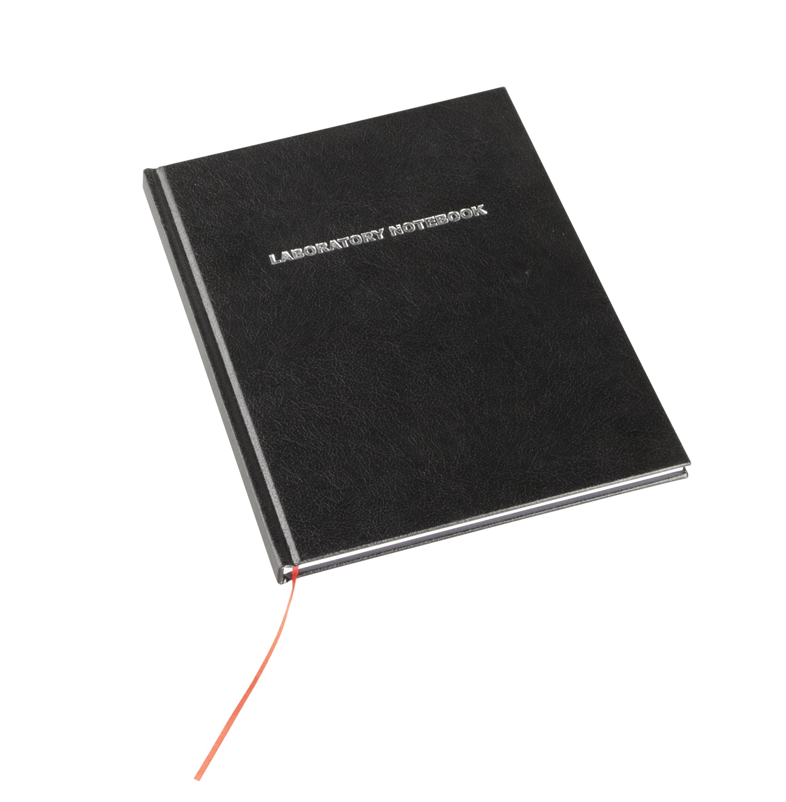 Laboratory Notebook, 100-pages, Grid, Black